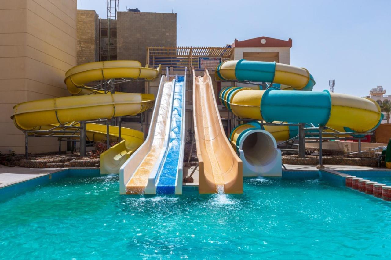 King Tut Aqua Park Beach Resort Hurghada Exterior foto