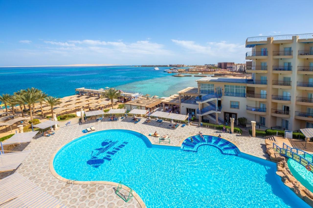 King Tut Aqua Park Beach Resort Hurghada Exterior foto