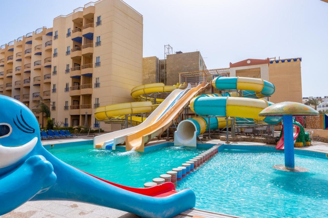 King Tut Aqua Park Beach Resort Hurghada Exterior foto